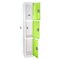 Adiroffice 12 in W, 12 in D, 72 in H, Steel ADI629-203-GRN-4PK - alternate 8